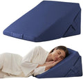 Bedluxe Wedge Pillow for Sleeping, Adjustable 9&12 Inch Foldable Bed Wedge by Bedluxe