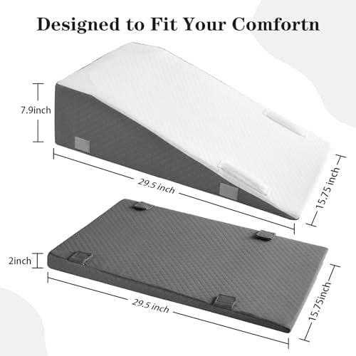 Hapiclody Leg Elevation Pillow for After Surgery – Adjustable Height Knee - Image 4