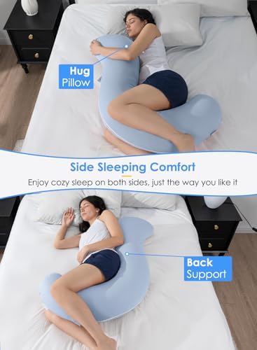 QUEEN ROSE Body Pillow for Side Sleepers, Cooling S Shaped Hug Pillow - Image 2