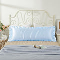 Light Blue Satin Pillowcases Body Pillow by HommxJF