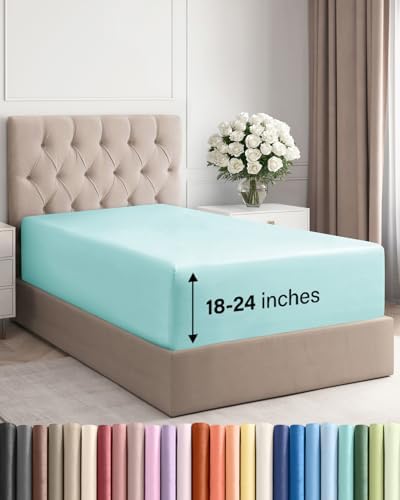 CGK Linens Deep Twin XL Fitted Sheet by CGKUnlimited