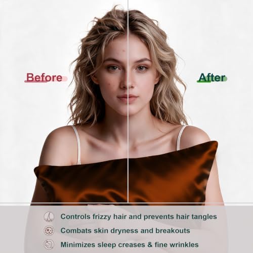 LYSHIN Silk Pillow Cases 2 Pack King Size - Image 4