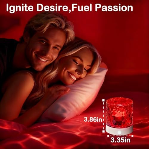 Rechargeable Shower Lights for Inside Shower-Ocean Wave Projector Light for Bathroom Bath Tub-Cordless LED Bathroom Lights 3D Water Ripple Light Ocean Lamp for Bathtub Relaxing Spa,Northern Aurora - Image 6