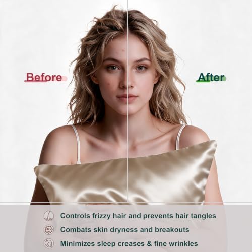 LYSHIN Silk Pillow Cases 2 Pack King Size - Image 4