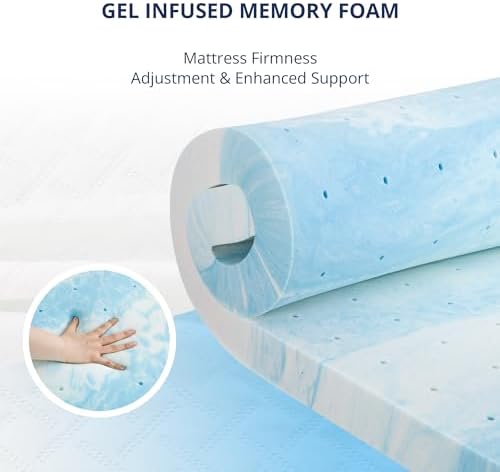 EGOHOME 2 Inch Full Memory Foam Mattress Topper - Image 3