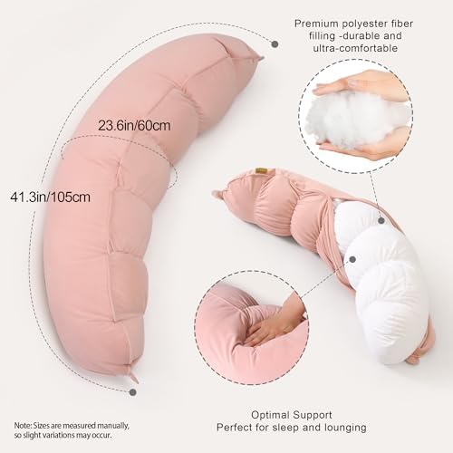 Peallow – Long Round Body Pillow - Image 3