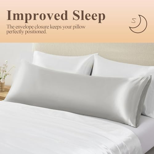 Silk Like Satin Body Pillowcase, 1 Pack, 20x54 Inches - Image 5