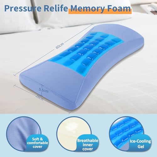Lumbar Support Pillow for Bed Relief Lower Back Pain - Image 7