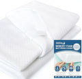 Cover for Mattress Topper Full Size, 3-4 Inch, 3D Mesh Backing by Moonsea