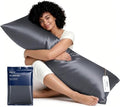 MR&HM Satin Body Pillow case, Space Grey by MRHM