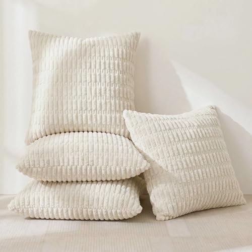 Fancy Homi 4 Packs Decorative Throw Pillow Covers - Image 2
