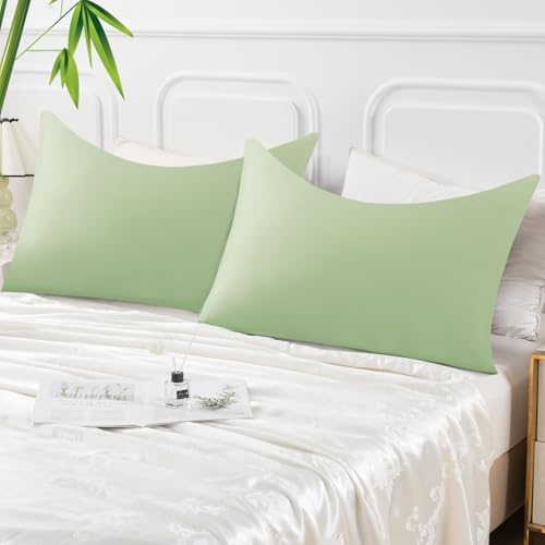 Curved Pillow Case Queen Size, Side Sleeper Pillow Cases Cover Cooling Rayon - Image 7