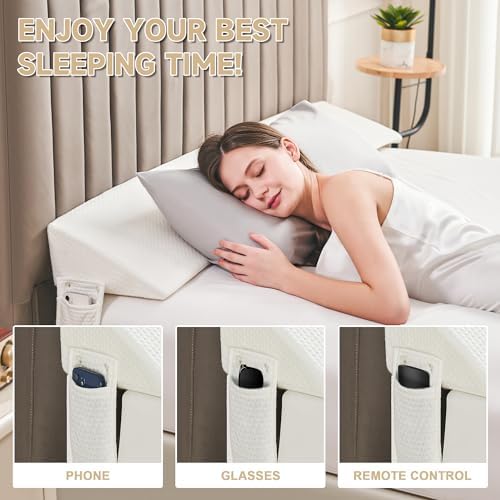IFNOW Queen Size Bed Wedge Pillow - Image 6