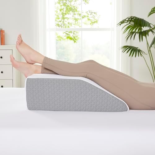 Wedge Pillow for Leg & Knee Support by SweetHomeCollection