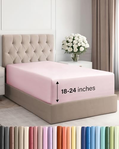 CGK Linens Extra Deep Twin Fitted Sheet by CGKUnlimited