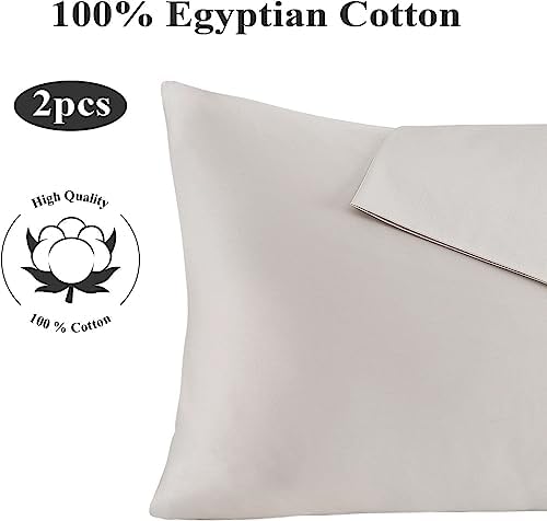 100% Egyptian Cotton King Size Pillow Protectors - Image 7