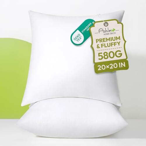 Ashler 20x20 Pillow Inserts by AshlerHomeDeco