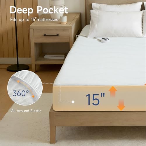 Texciting Heated Mattress Pad Queen Size-Bed Warmer - Image 4