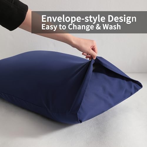 Queen Pillow Cases, 2 Pack, 20x30 in, Microfiber - Image 3