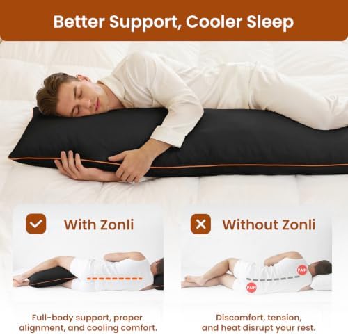 ZonLi Spill and Stain Repellent Body Pillow - Image 6