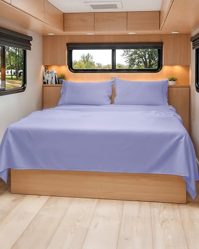 Short Queen Size 4 Piece Bed Sheet Set by CGKUnlimited