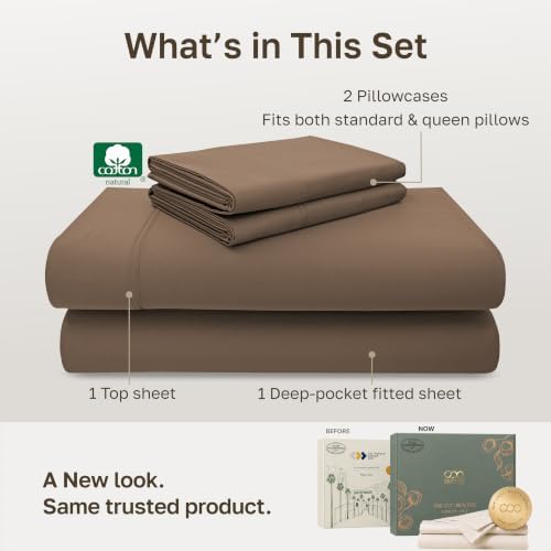 California Design Den Luxury 600 Thread Count Cotton Queen Sheet Set - Image 3