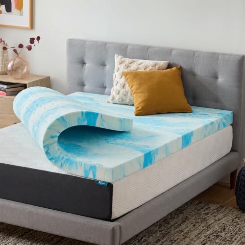 Mattress Toppers Memory Foam Cooling Gel Infused by Relaxinsideexploreoutside