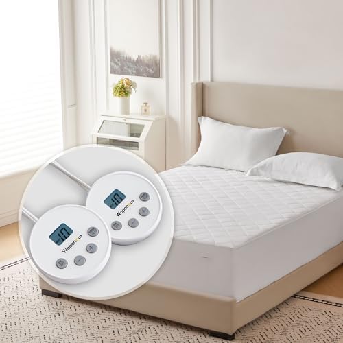Wapaneus Heated Mattress Pad Queen Size 10 Heat Settings & Dual Control by Wapaneus