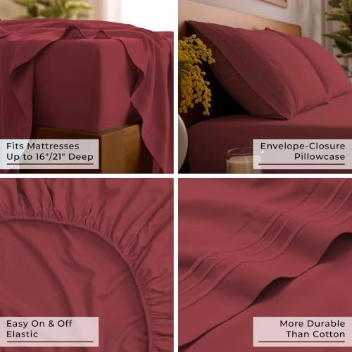 Mellanni Iconic 5-Piece, Ultra Soft Sheet Set - Image 5