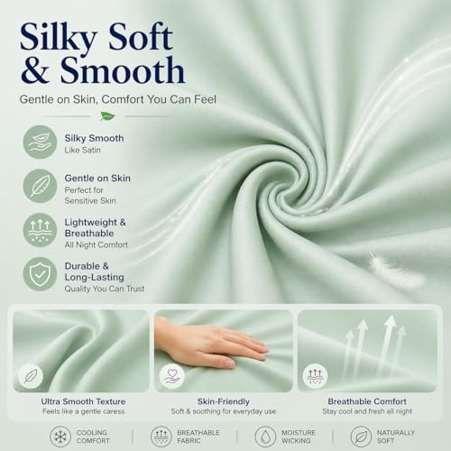 evoLive 100% Rayon Derived from Bamboo Cooling Breathable Body Pillow - Image 4