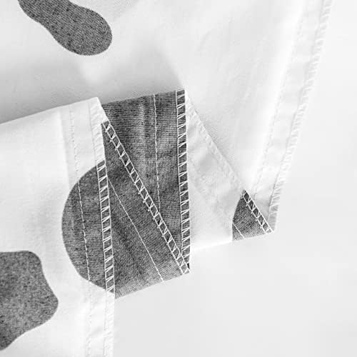 NTBAY Body Cow Pillowcase, 1800 Thread Brushed Microfiber Black and White Cow - Image 4