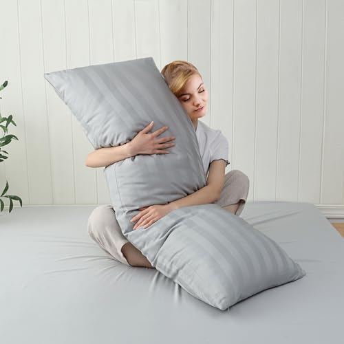 100% Cotton Zippered Body Pillow Protectors 1 Pack - Image 2