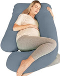 Cute Castle Cooling Cover Pregnancy Pillows, Soft U-Shape Maternity Pillow by Cute+Castle