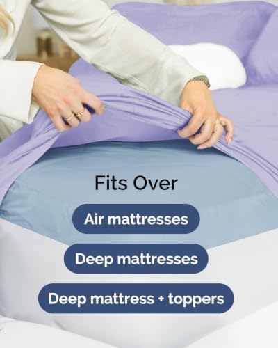 CGK Linens 2 Pack Extra Deep Twin XL Fitted Sheets - Image 7