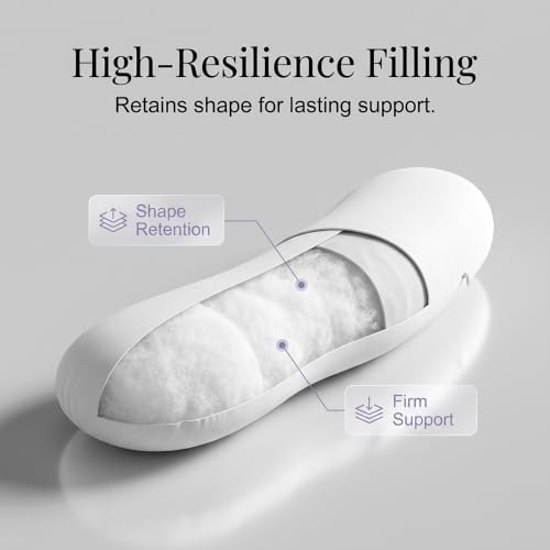 Pea Pod Body Pillow for Side Sleepers, S-Shaped Body Align Cooling Pillow - Image 7