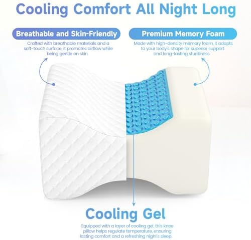 CloudBliss Cooling Gel Knee Pillow - Image 3