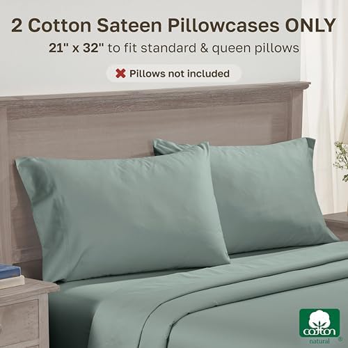 CALIFORNIA DESIGN DEN Luxuriously Soft Hotel Quality 600 Thread Count, 100% - Image 3