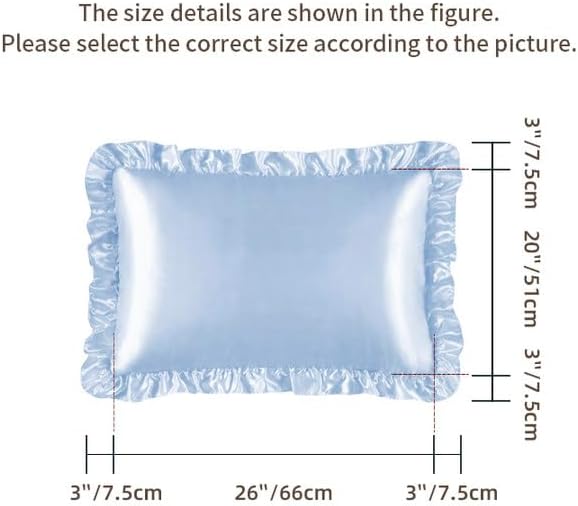 Silky Satin Ruffled Pillow Cases - Image 5