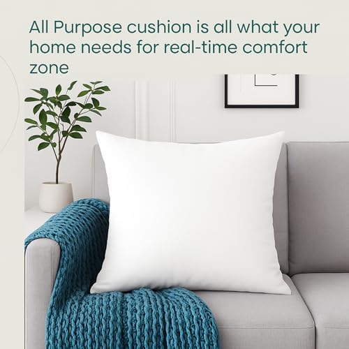 LANE LINEN 4 Pack 18x18 White Throw Pillow Inserts - Image 5