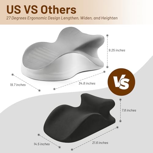 Memory Foam Ergonomic Wedge Pillow, Reading Pillow - Image 3