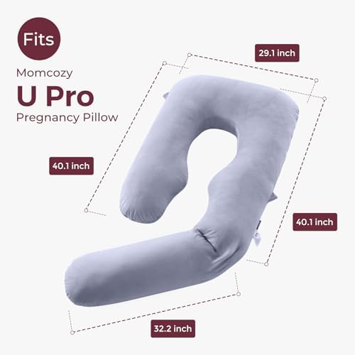 Momcozy Velvet Pregnancy Pillow Cover - Image 3