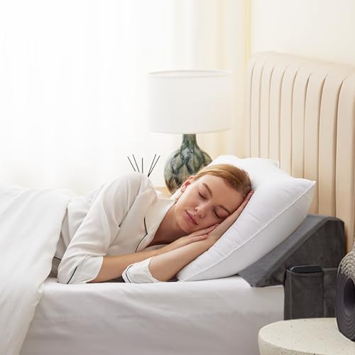 Bedluxe King Bed Wedge Pillow for Headboard, Fill The Gap - Image 2