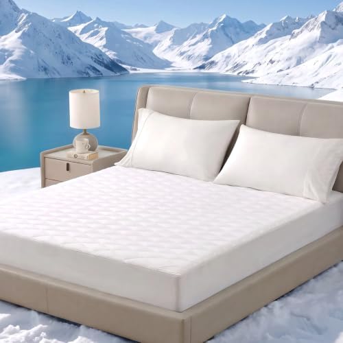 Cozy Bliss Cooling Mattress Pad Twin XL, Waterproof Mattress Topper by CozyBliss