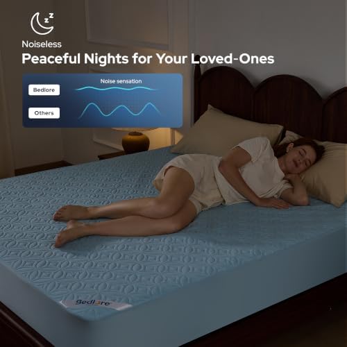 BEDLORE Waterproof Mattress Protector, Full Size Mattress Pad - Image 4