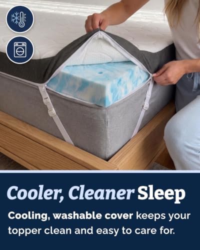 3 Inch King Memory Foam Mattress Topper - Image 4