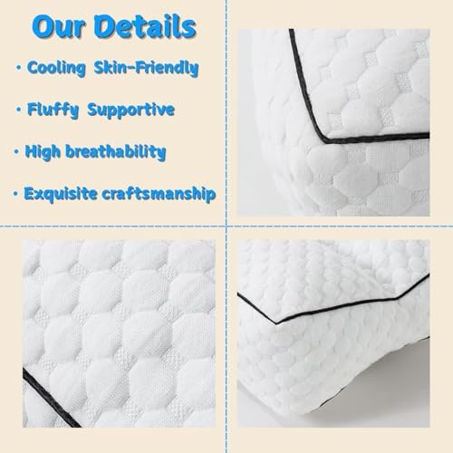 Knee Pillow for Side Sleepers Memory Foam Pain Relief for Hip Back Sciatica - Image 3