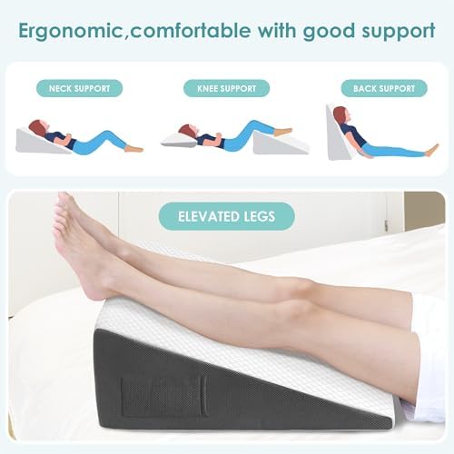 Cozymaker 10-inch Bed Wedge Pillow - Image 3