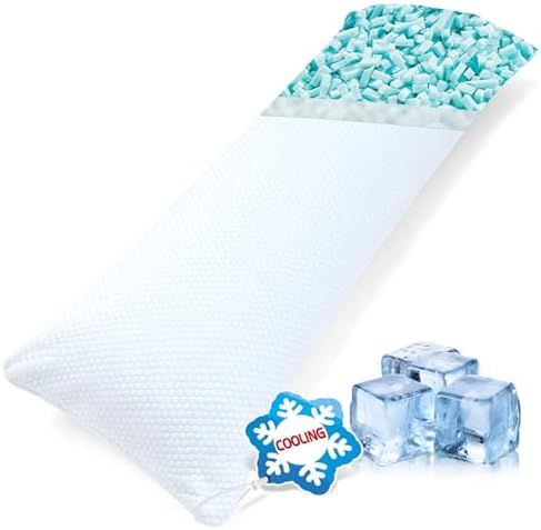 1 MIDDLE ONE Cooling Body Pillow, Memory Foam Body Pillows by 1MIDDLEONE