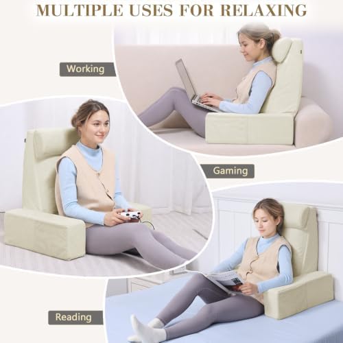 Reading Pillow for Sitting Up in Bed Backrest Pillow - Image 4