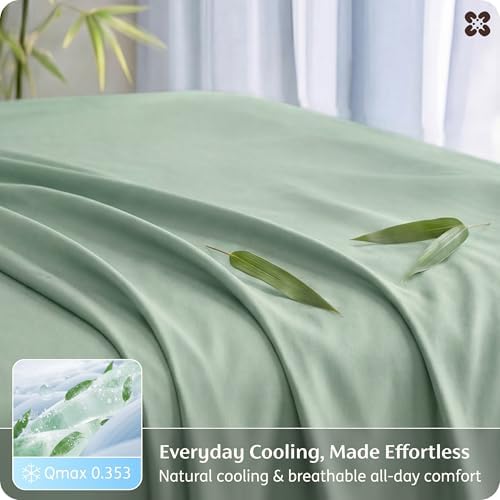 Bedsure PureWoven Rayon Derived from Bamboo, California King Sheet Sets - Image 4